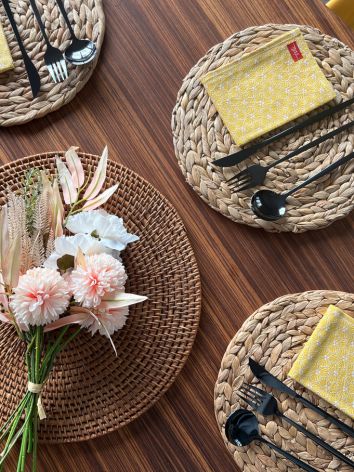 La serviette de table réutilisable en tissu – ou la serviette&nbsp;“ma-ma-miiiia”!